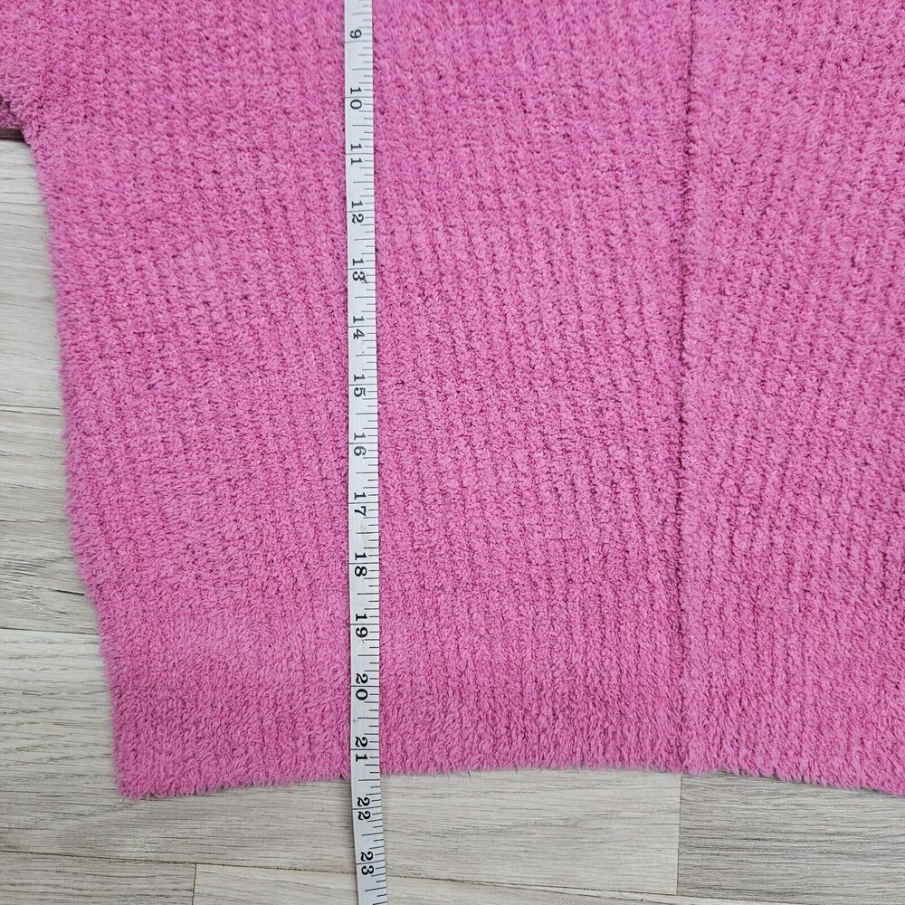 SINCERELY JULES Womens Pink Fuzzy Cozy Yarn Pullover Sweater Size Small - Picture 5 of 7